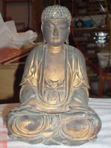 金箔押し仏像修復