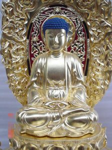 金箔押し仏像修復