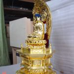 金箔押し仏像修復